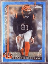 2025 Topps Chrome Trey Hendrickson Blue Wave Refractor /150 🔥