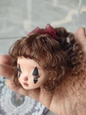 16cm Landoudou Wig 1/6 BJD Doll Soft Mohair Curly Hair Ponytail Girl DIY Gifts