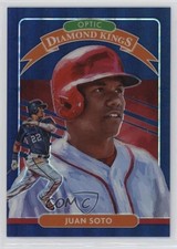 2020 Donruss Optic Diamond Kings FOTL Blue Pandora Prizm 24/99 Juan Soto #23 o7m