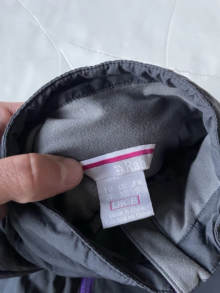 Rab Women's Strata Vest Size XS Black, Purple Trim Polartec Alpha - Image 4 of 4