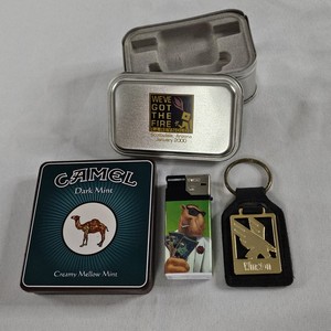 Vintage Camel Cigarettes Winston RJ Reynolds Items Keychain Tins Lighter READ⬇