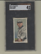 1909 T206 Cy Young Cleveland Indians HOF Glove  Polar Bear SGC 4