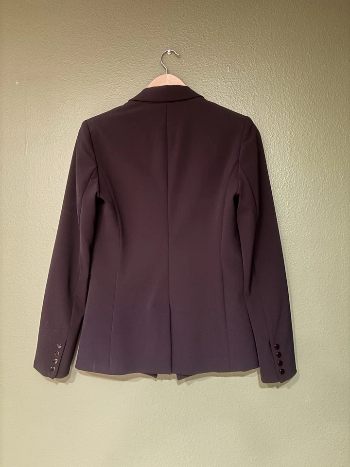VERONICA BEARD Iconic Dickey Jacket Scuba Single Breasted Blazer Size 0 - Image 4 of 4
