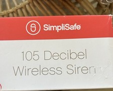 SimpliSafe Security System WS1000 1st Generation 105 Decibel Wireless Siren