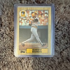 Topps 1987 Barry Bonds Rookie Baseball Card #320 Pittsburgh Pirates MLB. rookie card picture