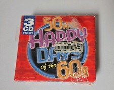 50 Hits Happy Days of the 60s 3-CD Box Set Drifters Fats Domino Platters Vogues