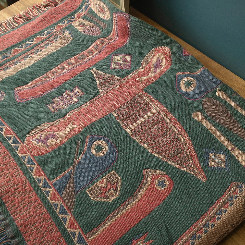 Manta Bob Timberlake Home Collection motivo canoa nativa americana Foto 3 de 4