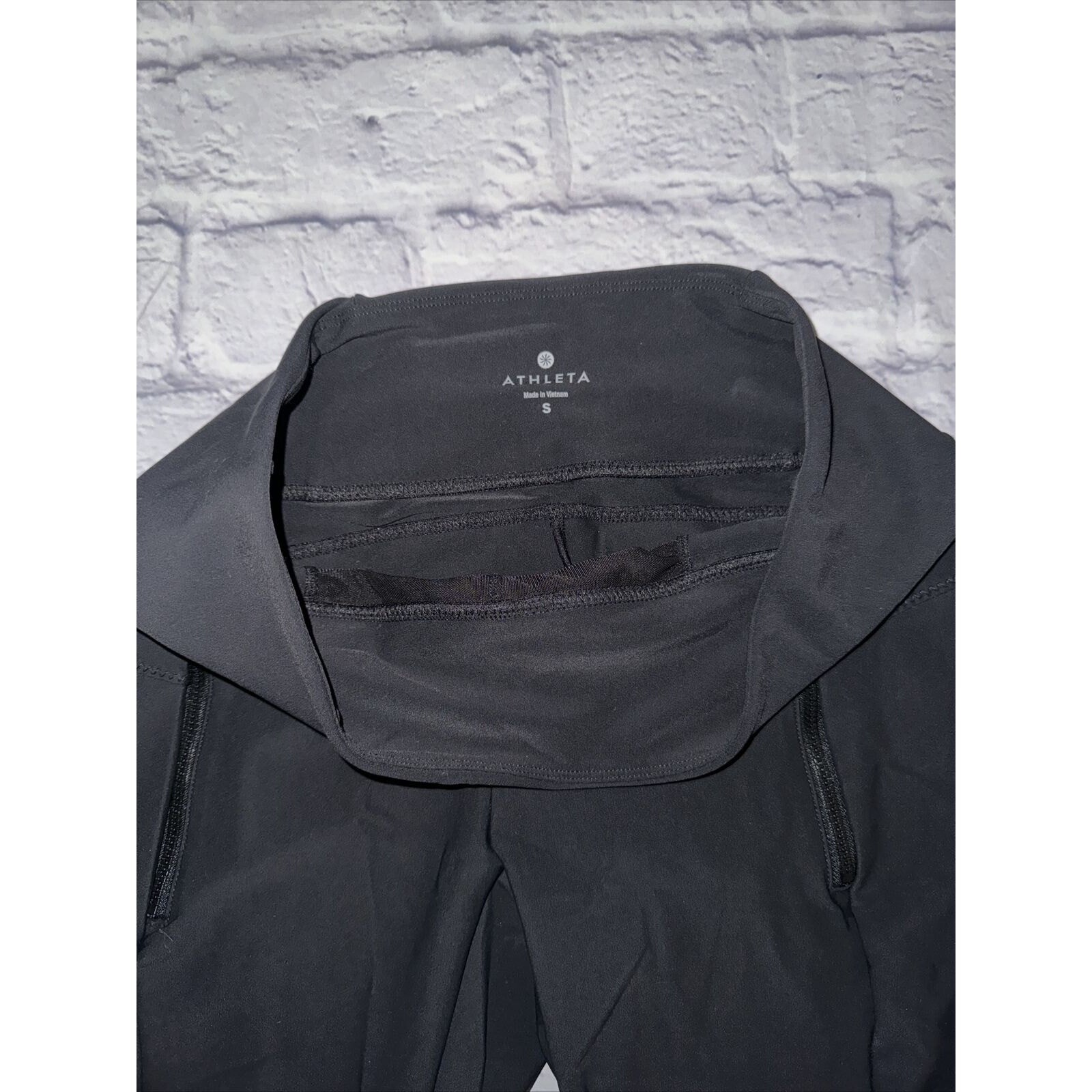 Athleta Stellar Tight Legging Solid Black Size S … - image 3