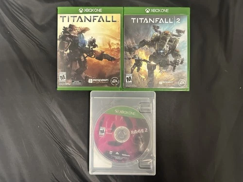 Lot Of 3 Games Titanfall Titanfall 2 Rage 2 For Xbox One Shooter