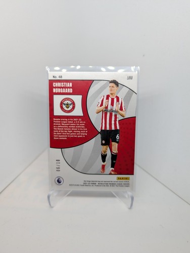 2021-22 Panini Revolution CHRISTIAN NORGAARD Arsenal RC Rookie Lava Jersey #6/10 - Picture 2 of 2