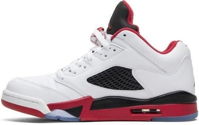 シューズ(男性用) Nike Air Jordan 5 Retro Low Fire Red 9.5 Nike Air Jordan 5 Retro Low Fire Red 2016 819171-101 Men's Size 12