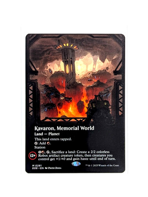 Kavaron, Memorial World M 0281 Borderless Regular MTG Edge Of Eternities EOE EN