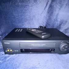 Admiral JSJ 20421 VHS 4-Head Video Cassette Recorder VCR w/ Remote