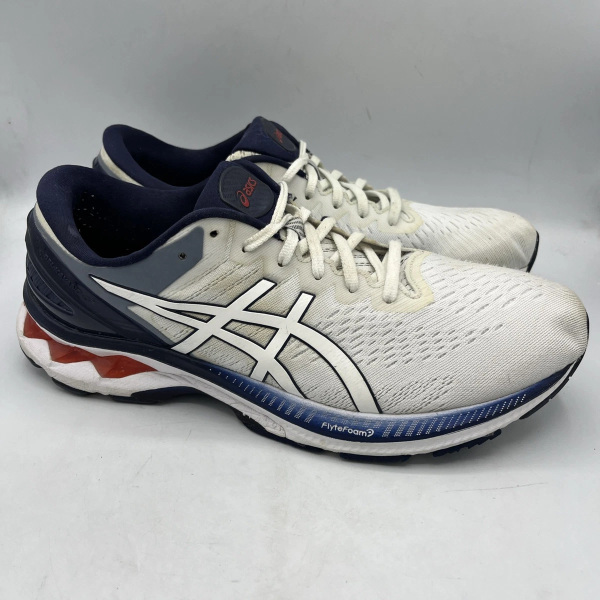 ASICS Men\'s Gel-Kayano 27 \'White Peacoat\', US 7 ASICS Gel Kayano 27 White Peacoat | eBay main image 2