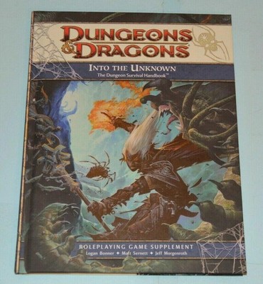 RPG Buch Dungeons Dragons Into the Unknown für D&D 4. Auflage von WOTC