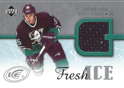 2005-06 Upper Deck Ice Fresh Ice #FILU Joffrey Lupul Jsy - HKY