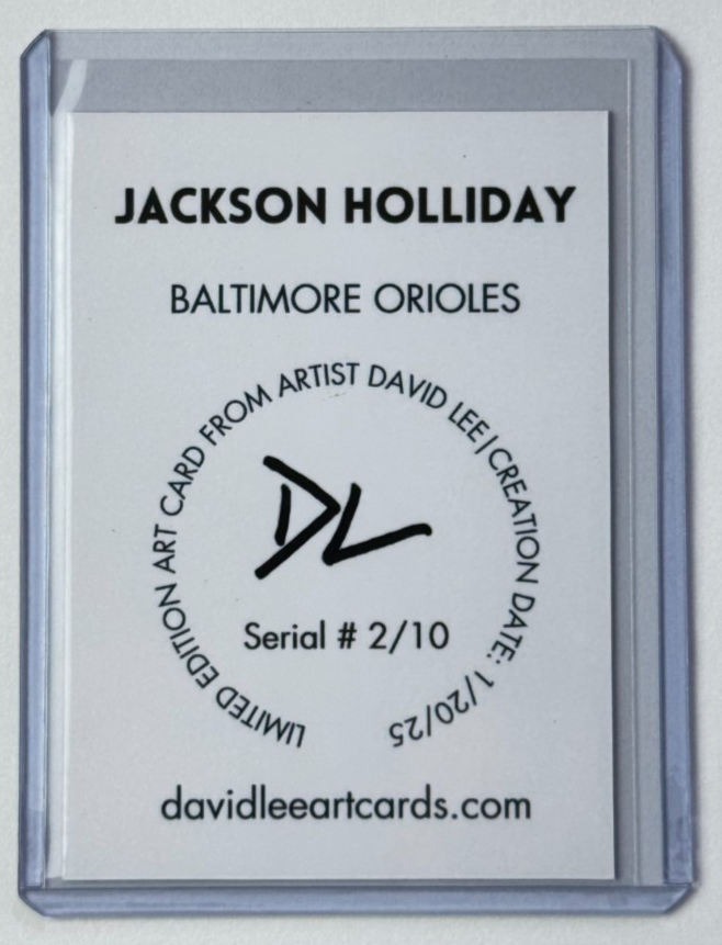 タレントカード RT-185376 Jackson Holliday Limited Artist Signed 