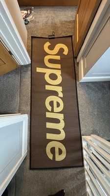 Supreme Woven Strohmatte Black SS20