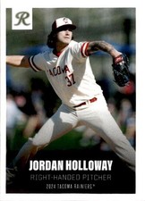 2024 Choice Jordan Holloway #18 Tacoma Rainiers