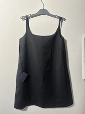 PRADA One Piece Dress Sleeveless Black Size 36- NEW WITH TAGS