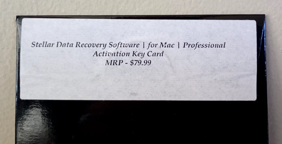 Stellar Data Recovery Software For Mac Professional Activation Key Card Download - Image 4 of 4