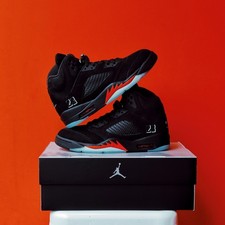 Air Jordan 5 Retro Halloween Black Picante Red Mens HQ7978-001 HOT DEAL
