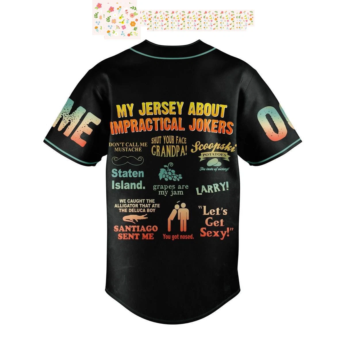 Personalized Impractical Jokers Baseball Jersey