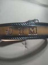 Brown Full Grain Cowhide Belt JIM Eagle - Made in USA - Men's Size 32