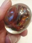 Super Rare Mini Memo Paperweight Pontal Hand Blown Desk Accent  — photo 10