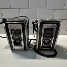 Vintage Kodak Duaflex II  Duaflex IV Twin Lens Reflex TLR Cameras Kodet Lens