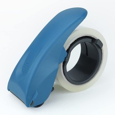 ABEL Duet 2-in-1 Packing Tape Dispenser  Splitter, Blue, 2 Inch Wide Ergonom...