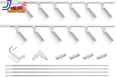 12-Light LED Track Lighting Kit with 13.2FT Rails for Modern Kitchens