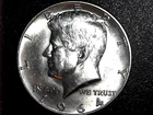 1964 D Kennedy 90% SILVER HALF DOLLAR  w/DDR error  unc