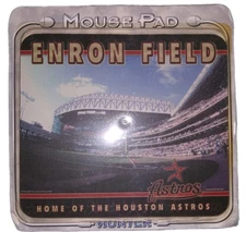 MLB Houston Astros Enron Field "Home Of The Houston Astros" Mouse Pad 2001 New