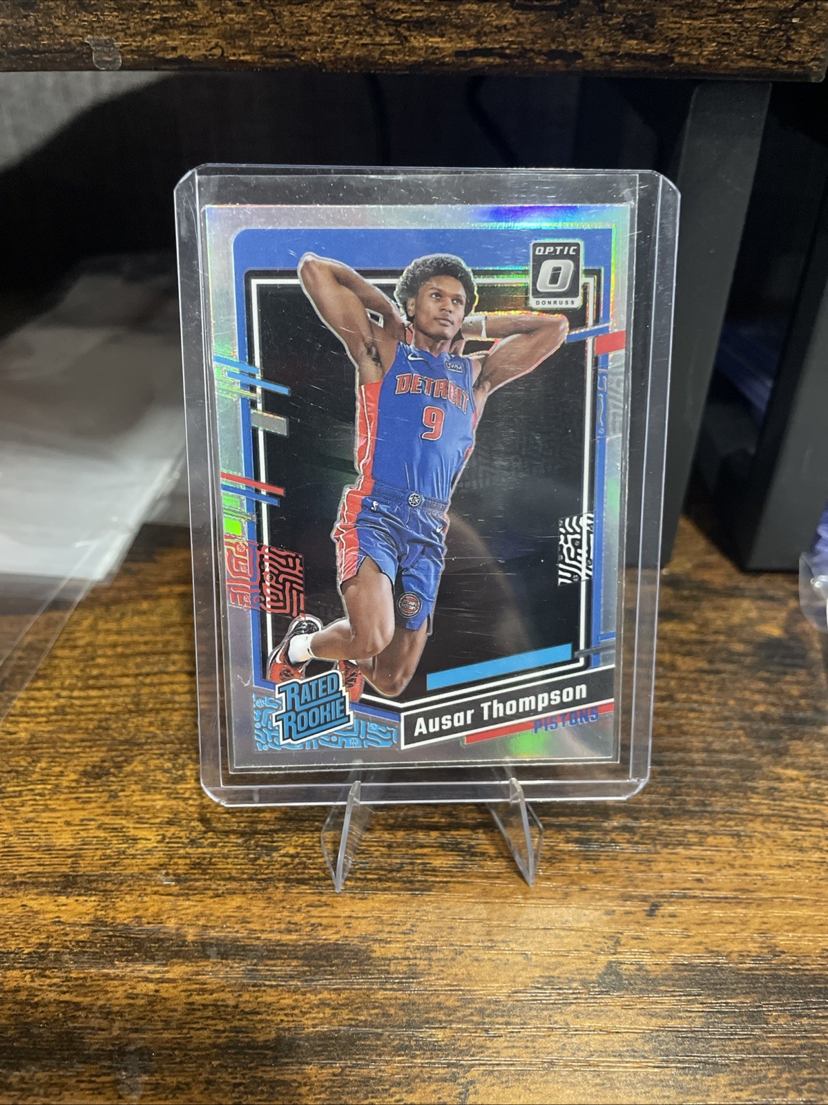 2023-24 Donruss Optic Ausar Thompson Holo Prizm Rated Rookie #235 Pistons