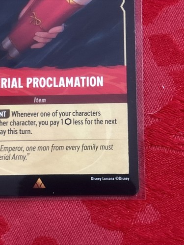 Disney Lorcana - Ursula’s Return - Imperial Proclamation - 131/204 - Picture 5 of 7