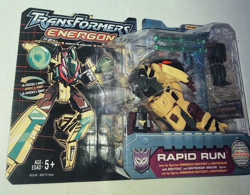 Transformers Energon RAPID RUN New Max Cons 2004 Figure - Picture 2 of 5