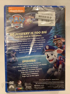 Paw Patrol: Pups Chase A Mystery (DVD) Brand New Sealed