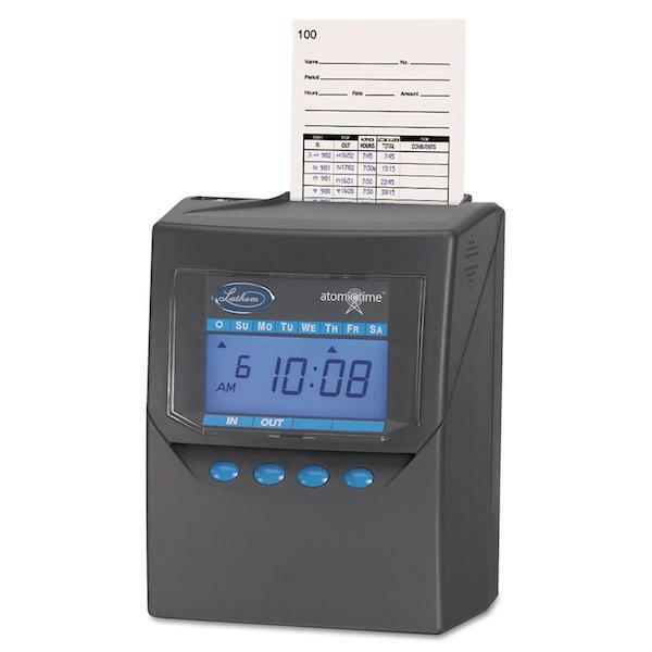 LATHEM TIME RECORDER 7500E GRAY | eBay