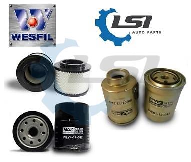 Pj Ranger Fuel Filter Wesfil Oil Air Fuel Filter Service Kit for Ford Ranger PJ/PK 2.5L WLAT ...