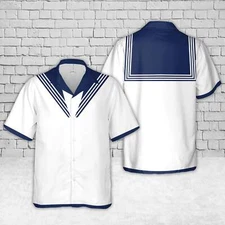 Royal Navy Sailor Uniform Hawaiian Shirt