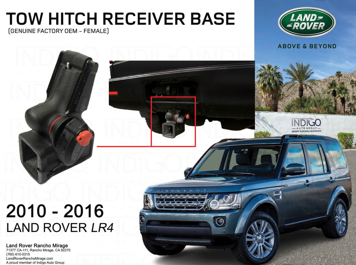 Tow Hitch Receiver 2010-2016 Land Rover LR4 GENUINE OEM LR040248