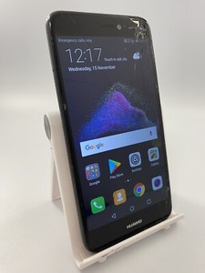 Huawei P8 Lite 2017 schwarz entsperrt 16GB 5,2" 12MP 3GB Android Smartphone gesprungen