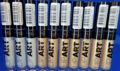 RIMMEL Lip Art Lippenglanz  3 Stück 010 Pearlescent & 7 Stück 030 Blush Gold