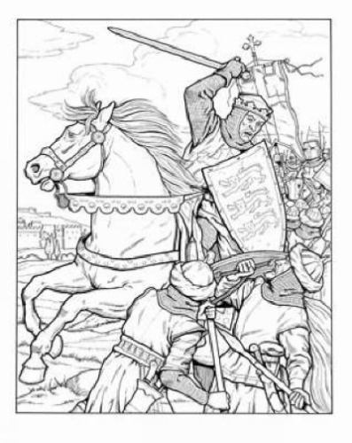 Kings and Queens of England Coloring Book;- paperback, 9780486446660, John Green