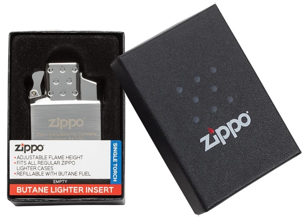 Zippo 65826/65850, Single Torch Butane Lighter Insert, Unfilled