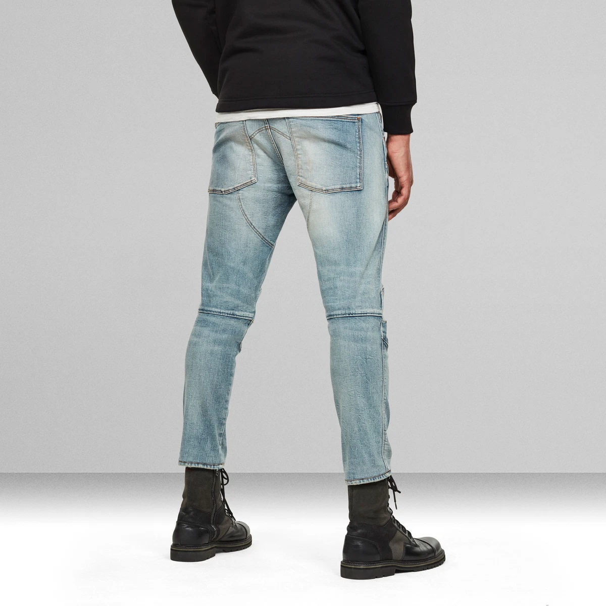 G-Star RAW Men's 5620 3D Slim Jeans Antic Faded Lapo Blue