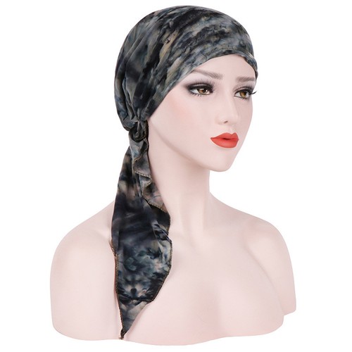 Damen Muslim Hijab Krebs Chemo Mütze Turban Kappe Abdeckung Haarausfall Kopftuch Halstuch - Bild 13 von 36