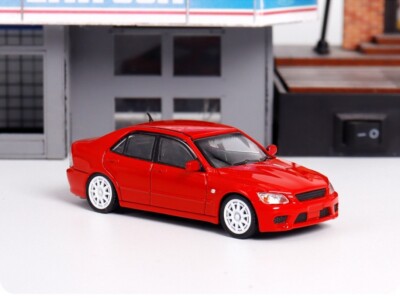 BBS Studio 1/64 Scale Toyota Altezza RS200 Red Diecast Car Model