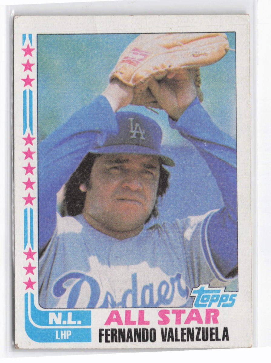 Fernando Valenzuela フィギュア 34 Fernando Valenzuela #345 1982 Topps Los Angeles Dodgers | eBay